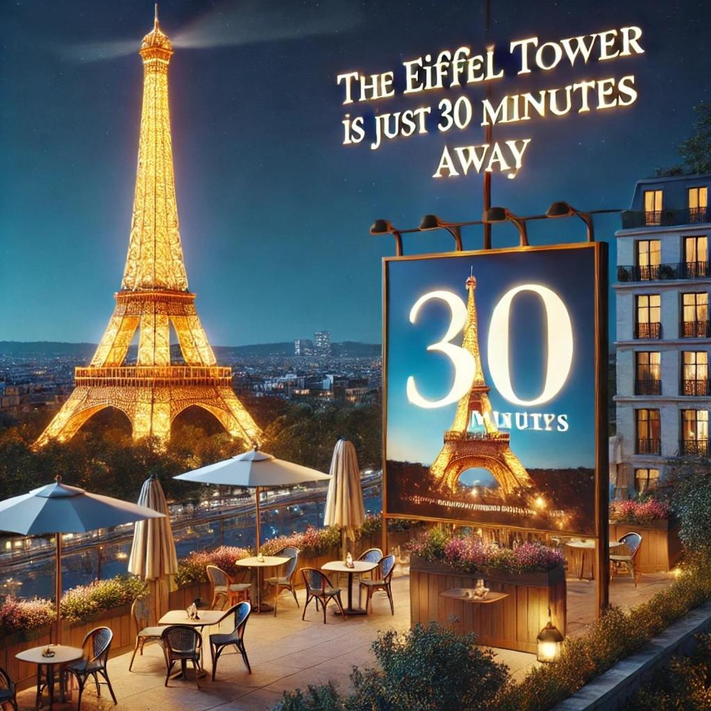 La Maison Est Situee En Face De La Gare 邦迪 外观 照片